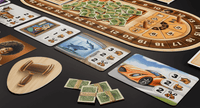 Fraudville (Politiškės) board game components