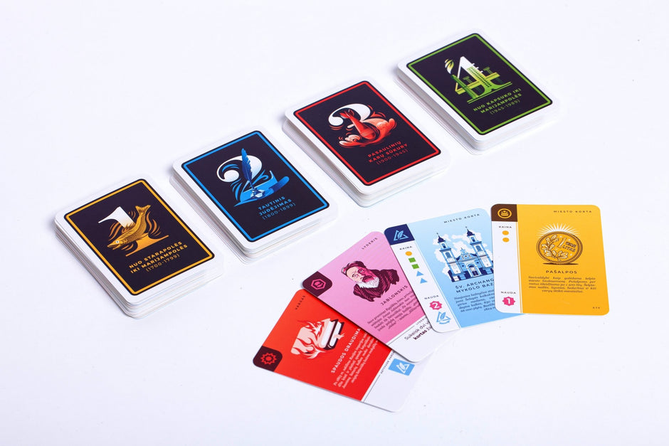 Marijampolė board game cards