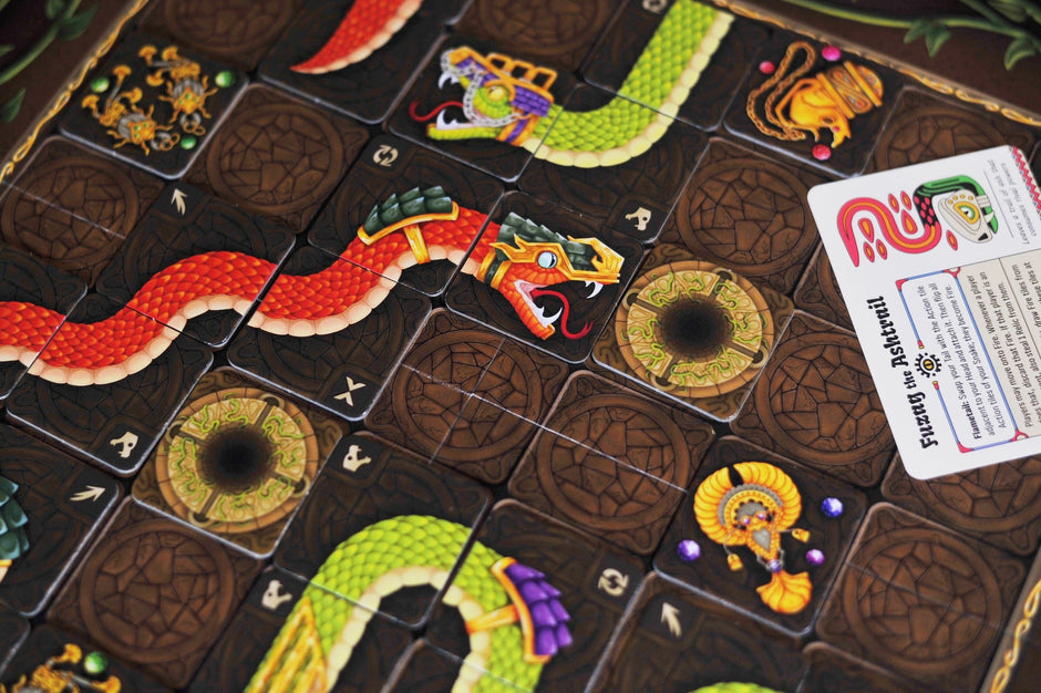 Board game Snake Clash game board