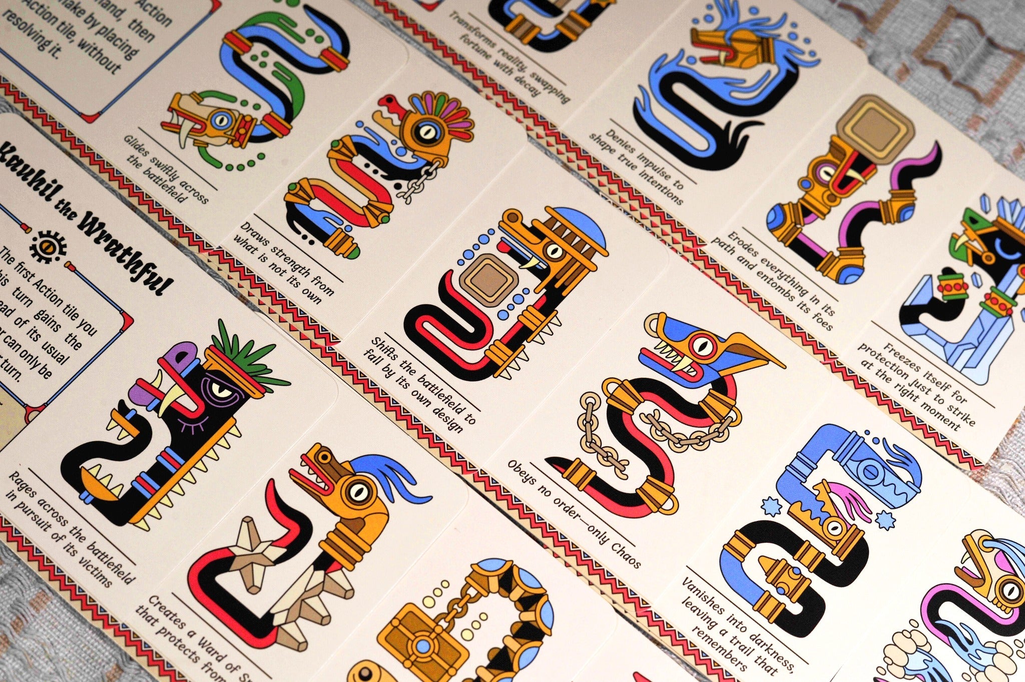 Board game Snake Clash game cards
